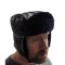 Nate's Leather Trooper Hat - Fur Lined Winter Police Cap